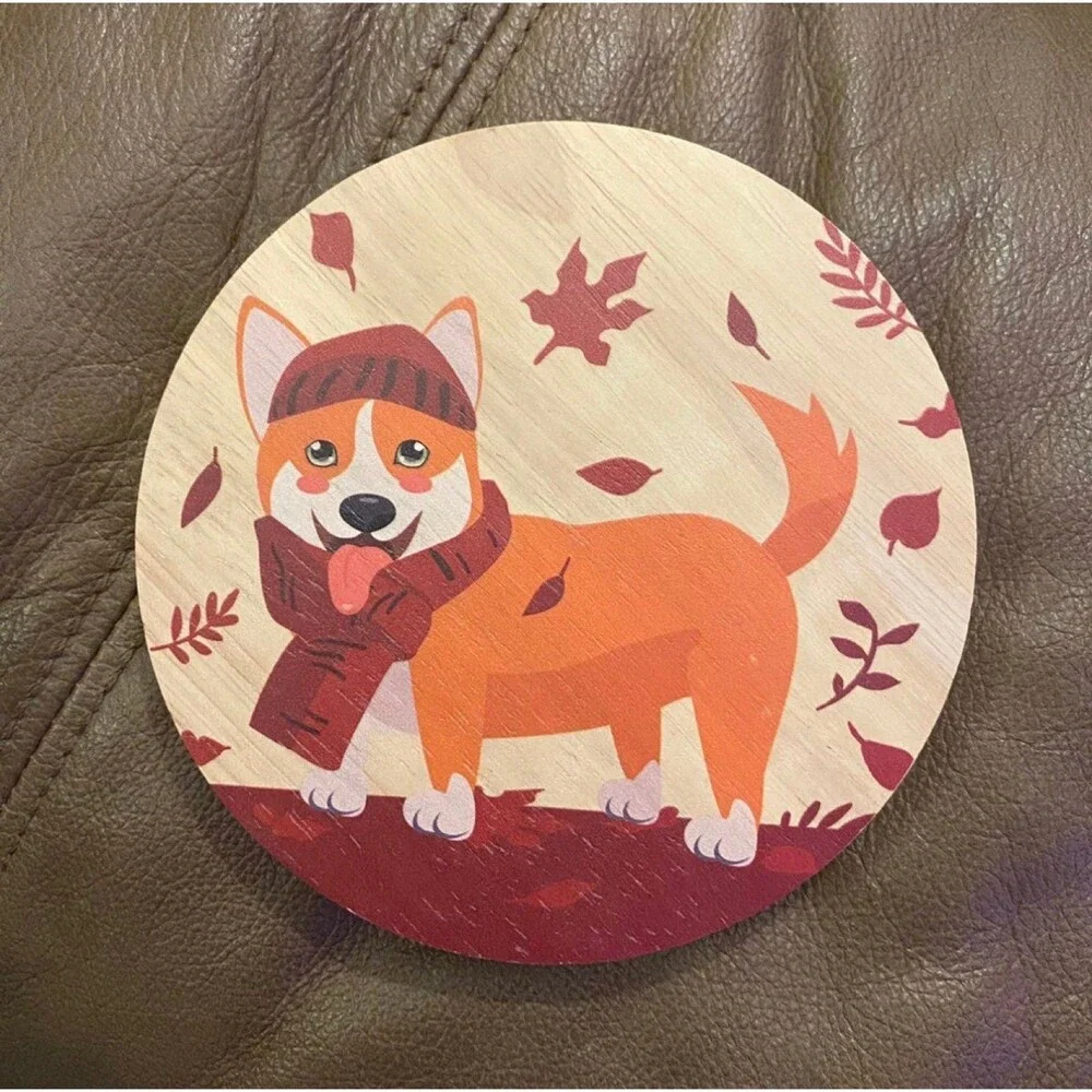 25oz Sand + Paws Fall Corgi Candle